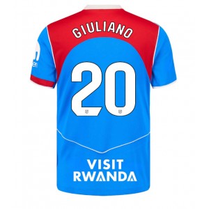 Fotbalové Dres Atletico Madrid Giuliano Simeone #20 Třetí Oblečení 2025-26 Krátký Rukáv